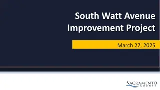 South Watt Avenue Improvement Project Details