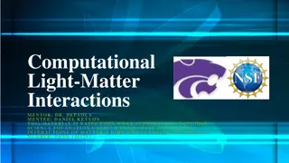 Computational Light-Matter Interactions: A Theoretical Approach