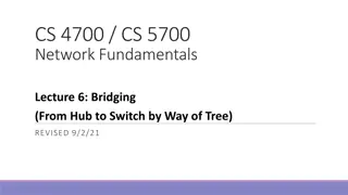 Network Fundamentals Lecture: Bridging LANs for Improved Connectivity