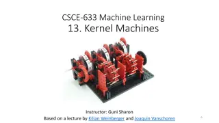 Kernel Machines in Machine Learning: Overview and Applications