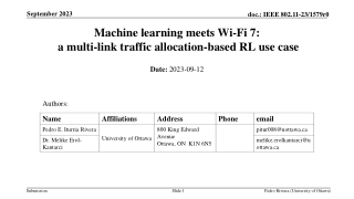 Machine Learning Meets Wi-Fi 7: Multi-Link Traffic Allocation-Based RL Use Case
