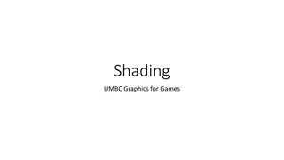 Shading in Graphics for Games