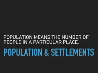 Population Density and Distribution Around the World