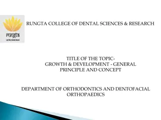 Growth and Development in Orthodontics: General Principles and Concepts