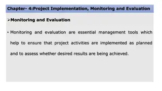 Efficient Project Monitoring and Evaluation Techniques