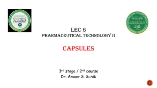 Advantages of Pharmaceutical Gelatin Capsules