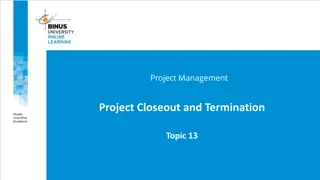 Effective Project Closeout Strategies and Best Practices