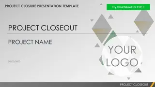 Effective Project Closure Presentation Template