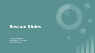 Unique Session Activities and Reflection for Productive Learning