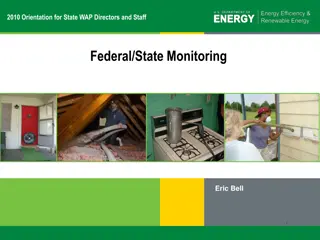 Weatherization Assistance Program Monitoring Policies and Procedures