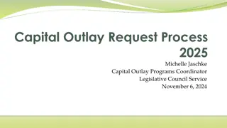 Capital Outlay Programs in Legislative Council Service
