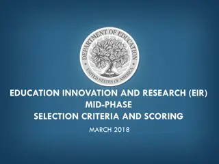 EIR Mid-Phase Selection Criteria and Scoring