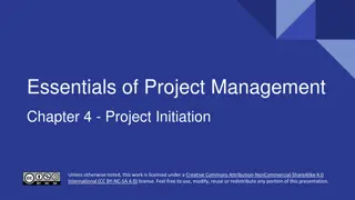 Project Management Essentials: Initiating Projects Successfully
