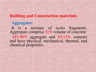 Building and Construction Aggregates