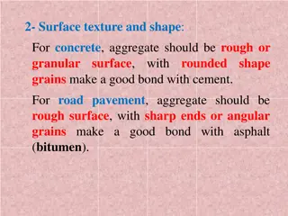 Importance of Aggregate Properties in Concrete Construction