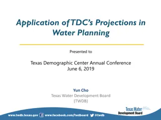 Water Planning Projections: TWDB's Innovative Approach