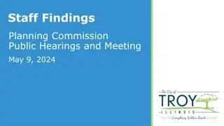 320 E. Center Street Planning Commission Public Hearing Findings