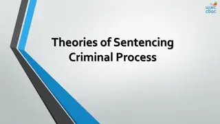 Theories and Purposes of Sentencing in the Criminal Justice System