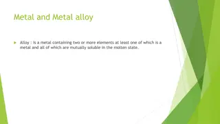 Dental Alloys and Applications in Dentistry