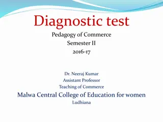 Importance of Educational Diagnosis in Teaching Commerce