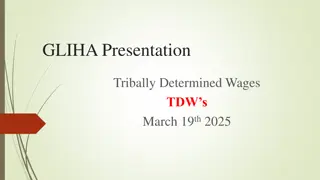 Tribally Determined Wages: Authority, Guidelines, and Implementation