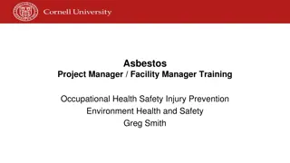 Asbestos Project and Facility Manager Training: Occupational Health and Safety