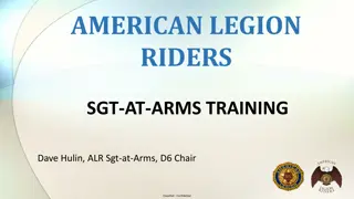 American Legion Riders Sergeant-at-Arms Training and Duties