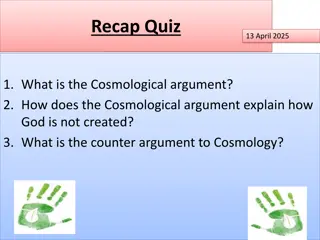 The Teleological Argument for God