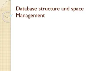 Database Structure and Space Management