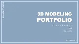 Innovative 3D Modeling Portfolio by SketchUp for Web