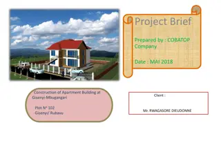 Construction Project Brief for Urban Apartment Building in Gisenyi