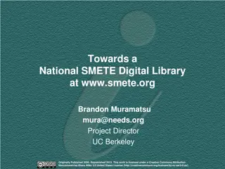 National SMETE Digital Library Overview