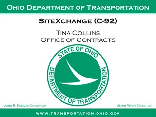 Ohio Department of Transportation SiteXchange Implementation Details