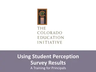 Student Perception Surveys for Principals