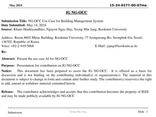 NG-OCC Use Case for Building Management System