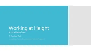 Essential Tips for Working Safely at Height Using Ladders and Steps