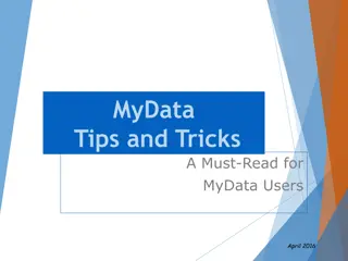 Essential MyData Tips and System Requirements