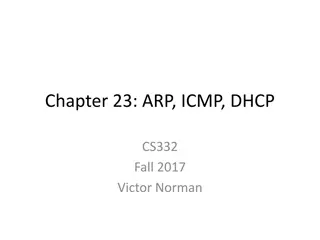 ARP, ICMP, and DHCP in Network Communication