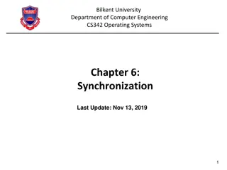 Synchronization in Operating Systems