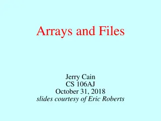 Arrays in JavaScript