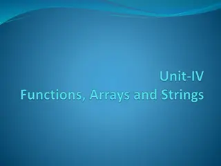 C Functions