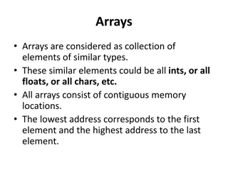 Arrays in C++ Programming