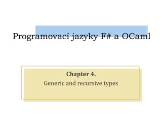 Generic and Recursive Types in F# and OCaml