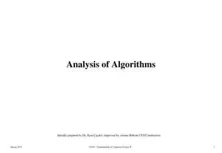 Efficiency Analysis in Algorithms - Fundamentals of Computer Science