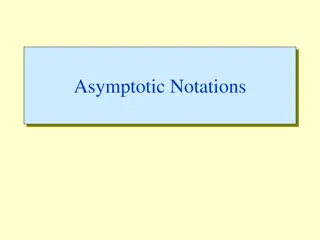 Asymptotic Notations for Algorithm Complexity Analysis