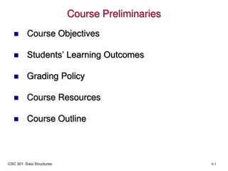 Mastering Data Structures with CSC 301 Course Overview