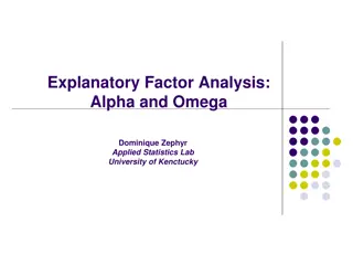 Explanatory Factor Analysis: Unveiling Latent Variables