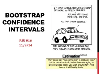 Bootstrap Confidence Intervals for Reese's Pieces