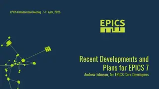 EPICS 7 Recent Developments and Plans