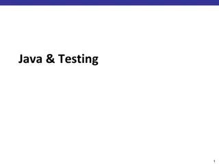 Java Testing: Types, Approaches, and Benefits